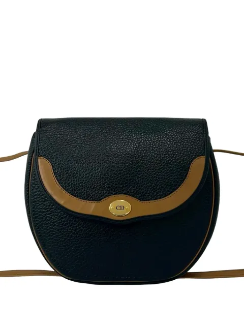 Christian Dior Pre-Owned 20th Century Leather crossbody bag Black TE9Q0FCSHYSPYBG7