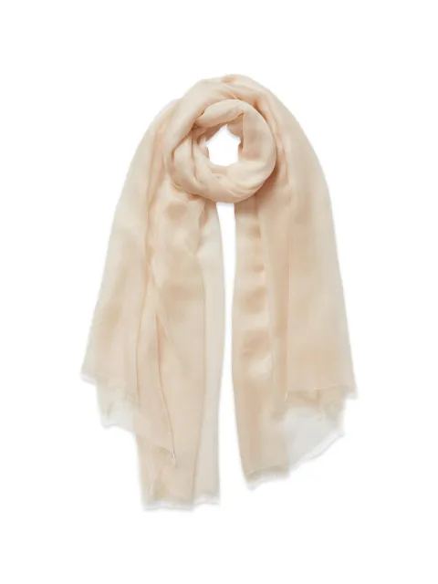 Jane Carr Cloud frayed scarf Neutrals 2401821115ECRU