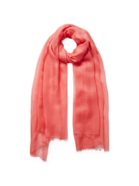 Jane Carr Cloud frayed scarf Orange 2401821112DIVA