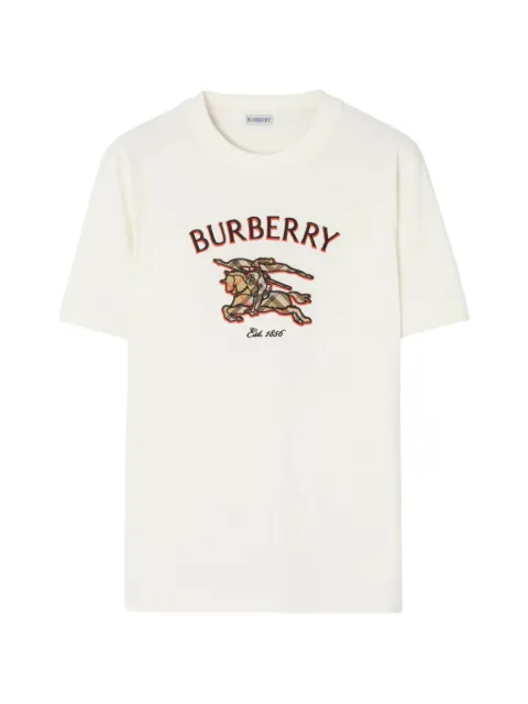 Burberry Knight Check cotton T-shirt Neutrals 8132683