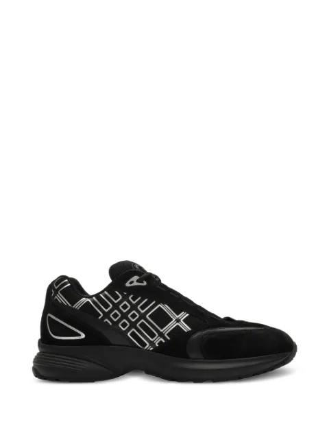 Burberry nylon, suede and leather Eclipse sneakers Black 8127706