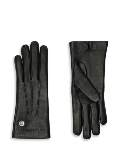 Burberry leather gloves Black 8132443