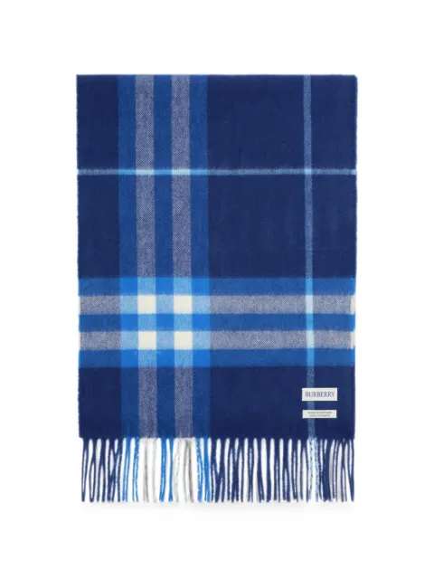 Burberry patterned scarf Blue 8125001