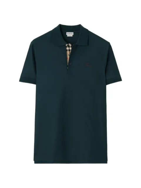 Burberry cotton polo shirt Green 8132424