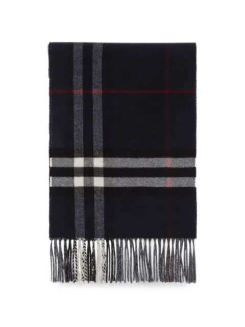 Burberry reversible check cashmere scarf Grey 8129997