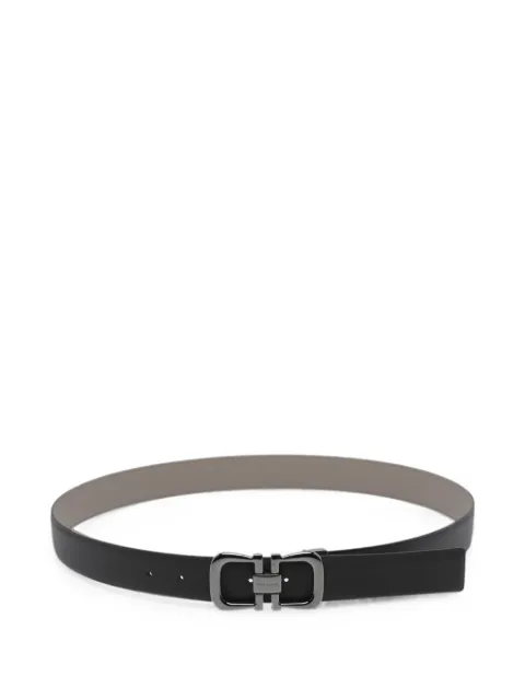 Ferragamo Gancini-buckle belt Black 795678
