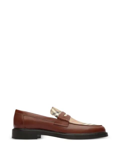 Burberry leather Pembroke loafers Brown 8131383