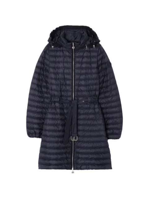 Burberry nylon Amberley puffer coat Blue 8131341