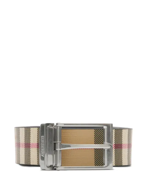 Burberry reversible check belt Neutrals 8132274