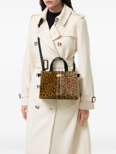 Burberry mini leopard-print Cotswolds tote bag Brown 8132950