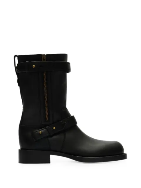 Burberry block-heel biker boots Black 8134244