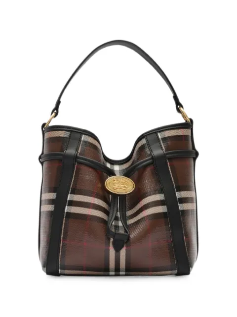 Burberry mini Check bucket bag Brown 8131476