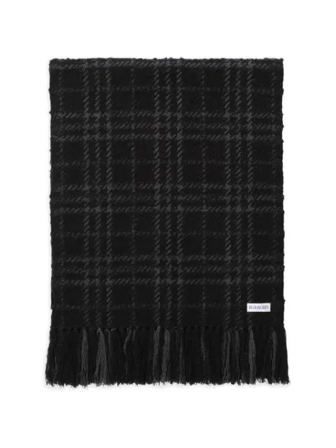 Burberry embellished Check bouclé scarf Black 8130889
