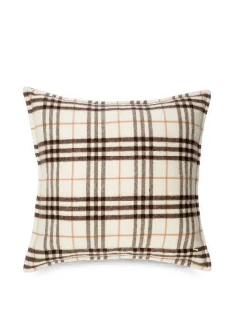 Burberry Check cashmere cushion Neutrals 8132575