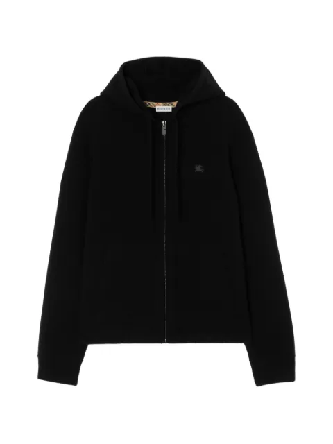 Burberry cashmere-blend zip hoodie Black 8132565