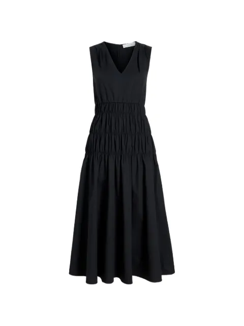 Proenza Schouler White Label Jenna tiered midi dress Black WL2627749