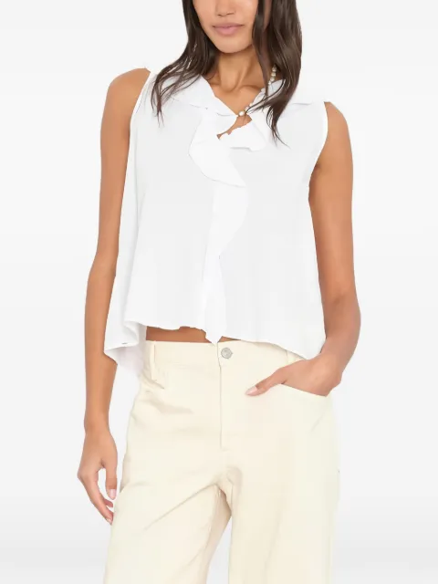 Xirena Casara ruffled blouse White X5CTP081
