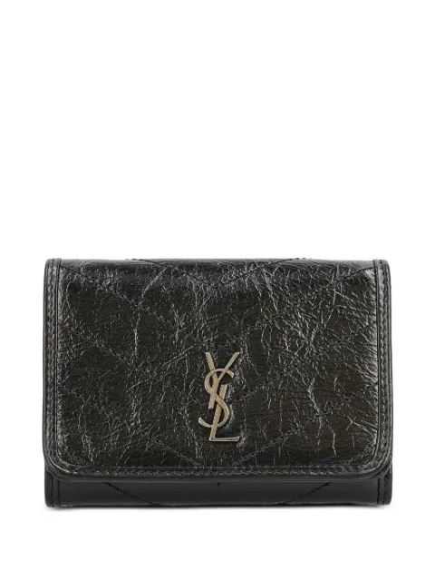Saint Laurent tri-fold leather wallet Black 872826AAGUF