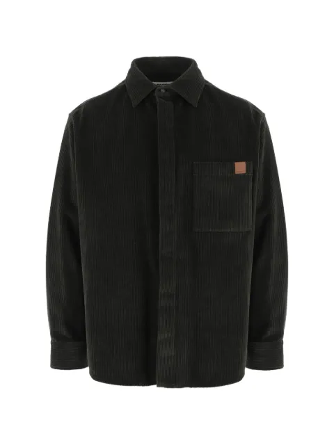 DARKPARK chest-pocket corduroy shirt Green MSH11PFAC1940060