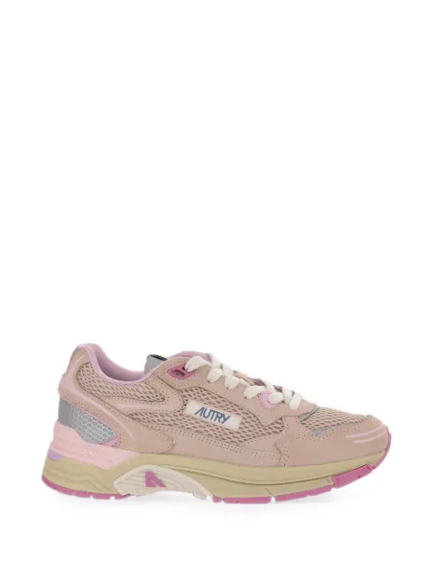 Autry Hyperway sneakers in phard pink and dolphin suede and mesh Neutrals HYLWCI06