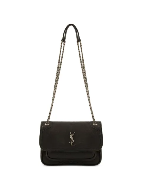 Saint Laurent Niki mini shoulder bag in grained lambskin Black 828736AACIA
