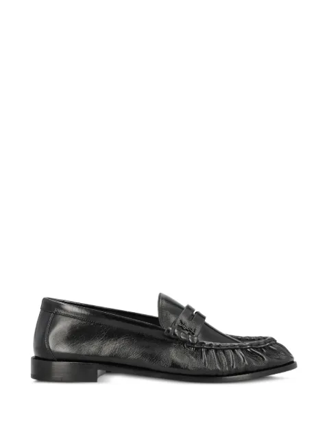Saint Laurent Le Loafer supple in smooth leather Black A002CJAAHAM