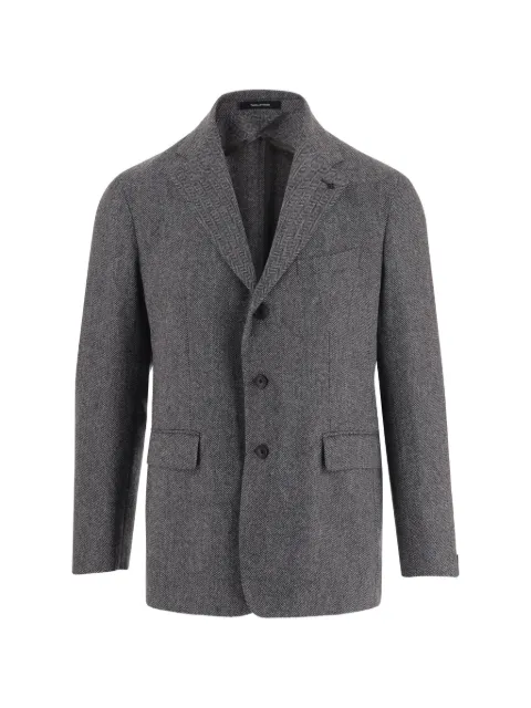 Tagliatore herringbone single-breasted blazer Grey 1SNY13B610017S1169