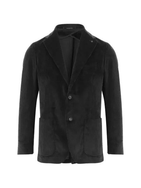 Tagliatore single-breasted corduroy blazer Black 1SHO22K300009