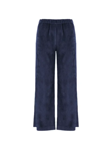 F.It ribbed-knit trousers Blue 22284038189