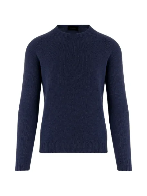 Tagliatore crew-neck raglan-sleeve sweater Blue NOBHILPWI2605BLU