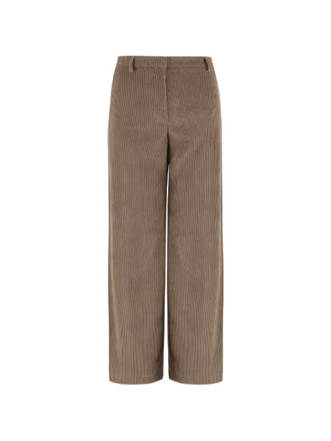 F.It corduroy wide-leg trousers Brown 34374038