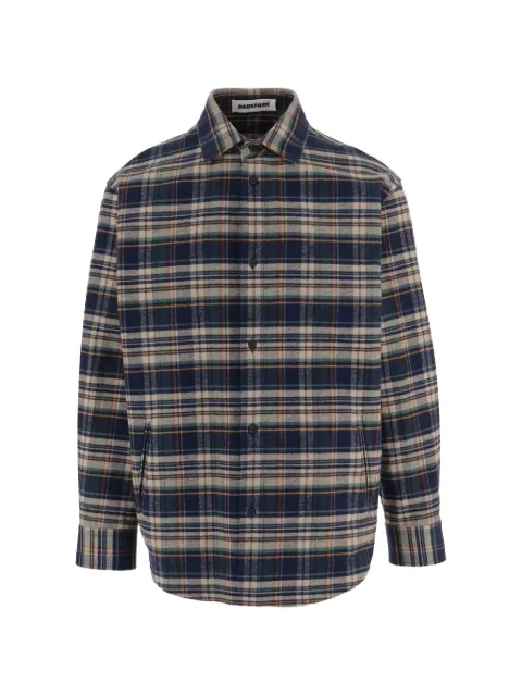 DARKPARK checked cotton shirt Neutrals MSH06FAC1810096