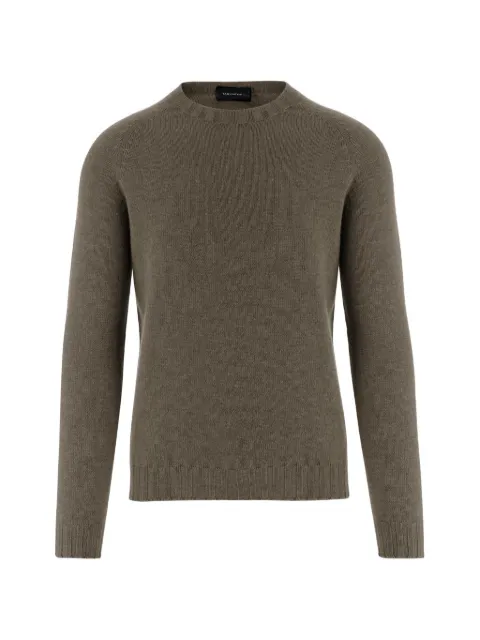 Tagliatore crew-neck raglan-sleeve sweater Grey NOBHILPWI2605CENERE