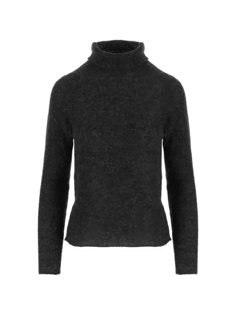 Bruno Manetti sequin-embellished turtleneck sweater Grey S2R101000