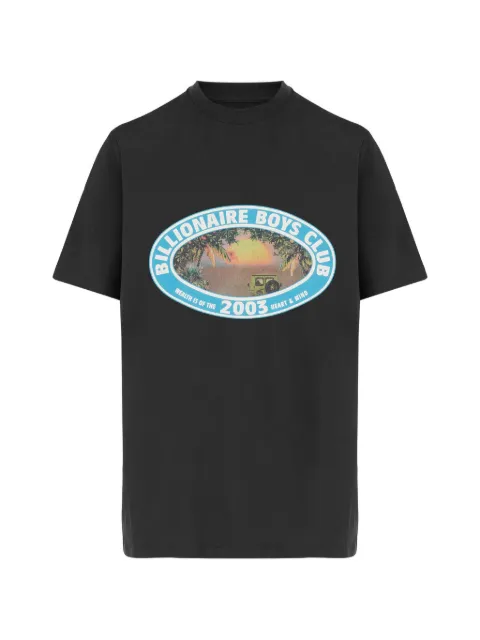Billionaire Safari Sticker T-shirt Black BBTS26293BLACK