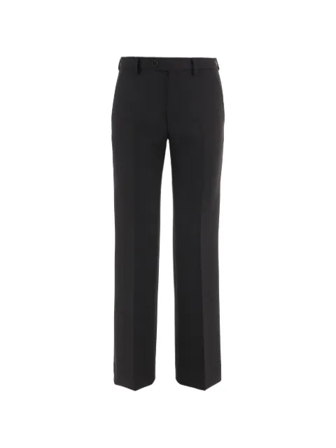 DARKPARK Colin pressed-crease straight-leg trousers Black WTR104FAW63