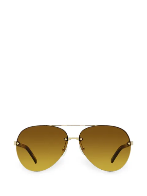 MCM rimless pilot-frame sunglasses Gold MW0027H6332F