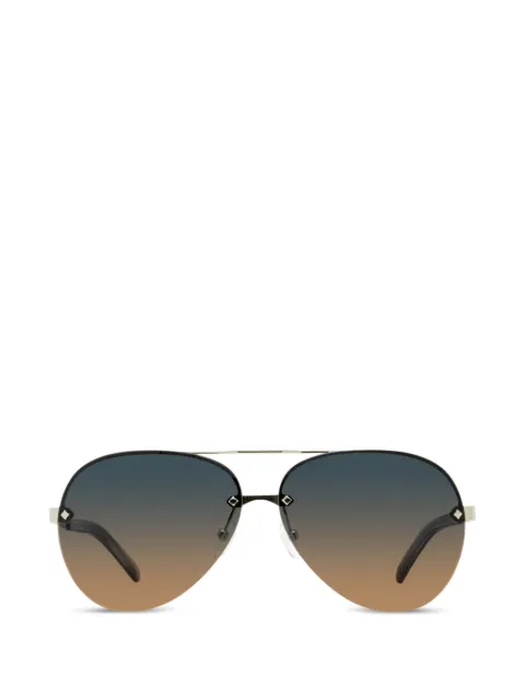 MCM rimless pilot-frame sunglasses Silver MW0027H6315W