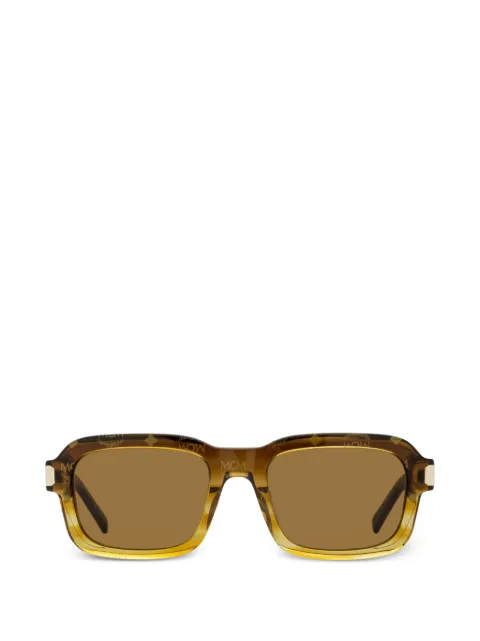 MCM Visetos rectangle-frame sunglasses Brown MW00305347J