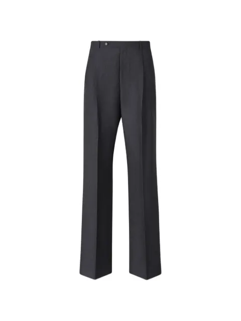 Jil Sander frayed-edge tailored trousers Grey J21KA0359J40275J40275