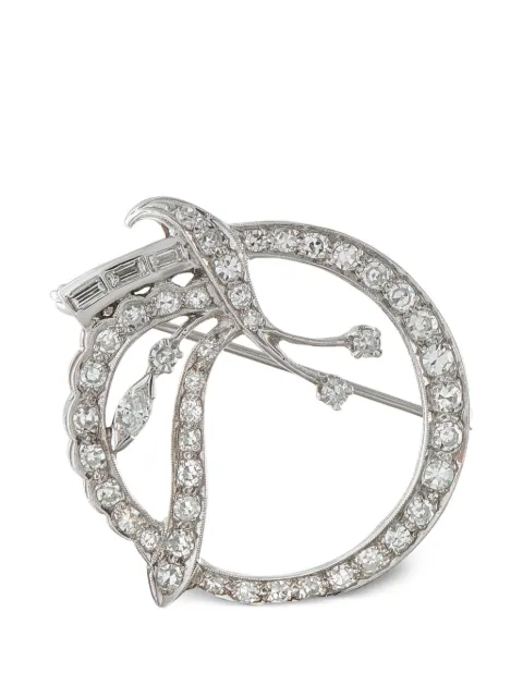 LB Exclusive diamond brooch Silver MF18070726
