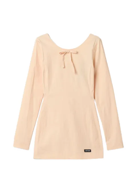 Miu Miu stretch poplin mini-dress Neutrals MF6586SOOO6472