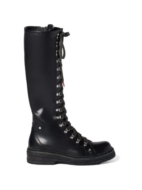Miu Miu leather boots Black 5W798EFA0405OD
