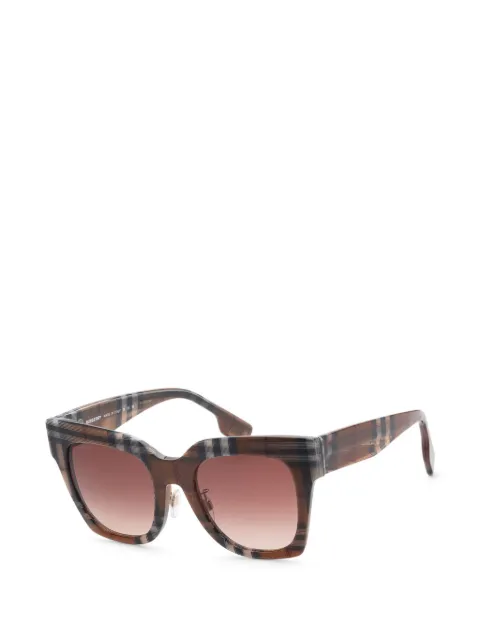 Burberry Vintage Check square-frame sunglasses Brown BE4364F