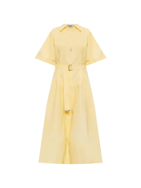 SIMKHAI Meridith belted midi dress Yellow 2261141N