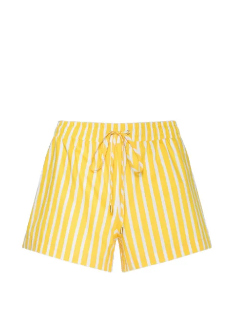 L'Agence Royce striped shorts Yellow 20034DQL