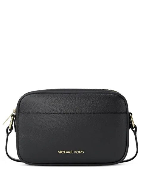 Michael Kors Jet Set small signature logo camera crossbody bag Black 35R6GTVC5L