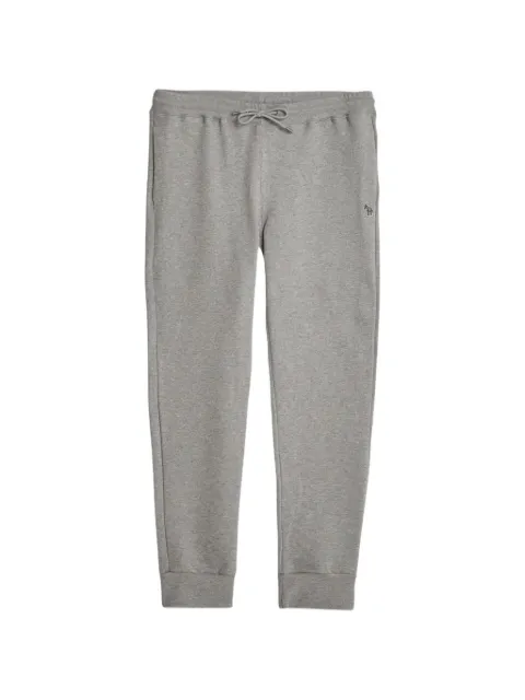 Paul Smith elastic-waistband Zebra-logo track pants Grey M2R482TWZEBRA