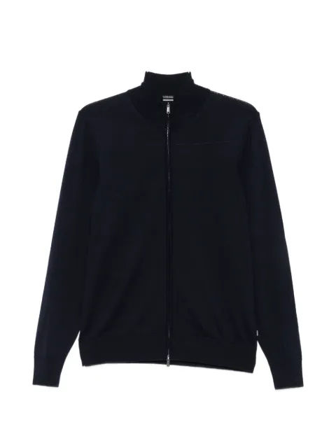 BOSS H-Balonso zip-up cardigan Blue 50566344
