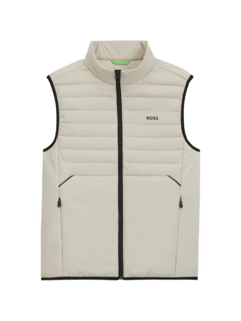 BOSS water-repellent gilet with decorative reflective accents Neutrals 50545867